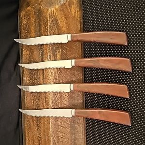 Vintage Quikut Enamle Knives